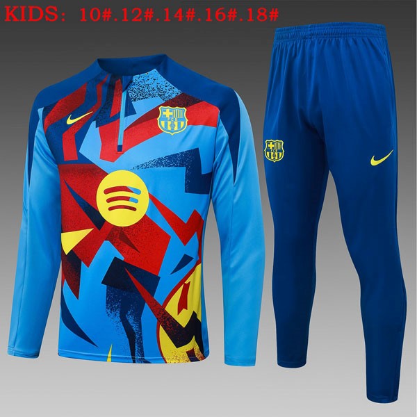 Ninos Sudadera De Training Barcelona 2026/2027 Azul 5